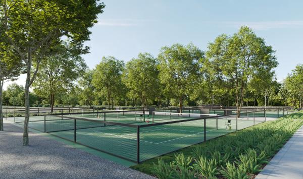 Pickleball aficionados will loving having access to six courts